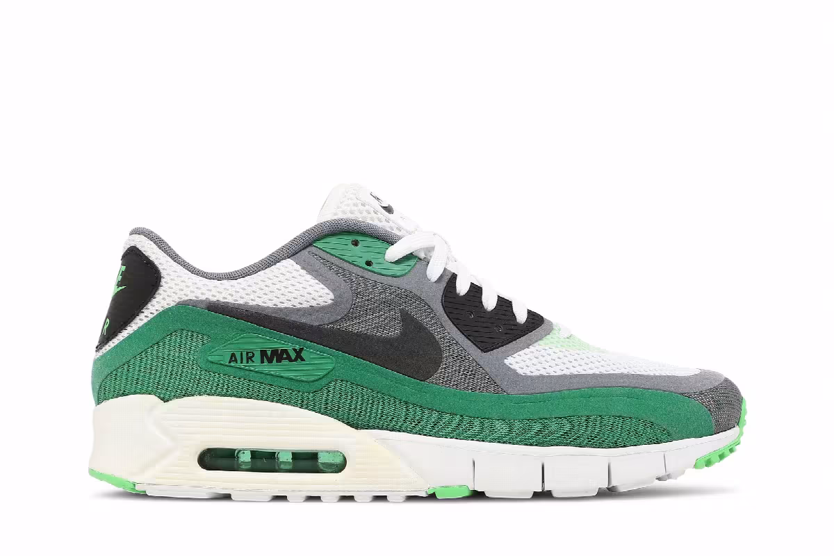 Nike Air Max 90 BR White Pine Green, view 2