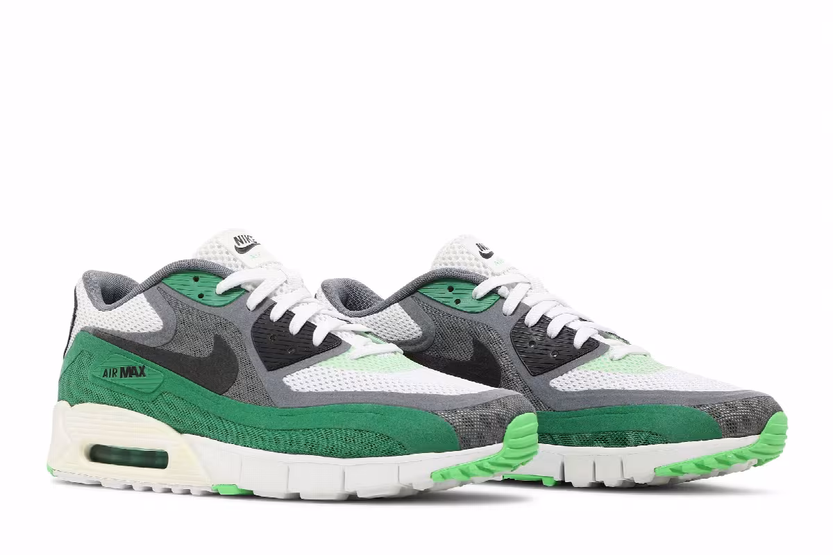 Nike Air Max 90 BR White Pine Green, view 9