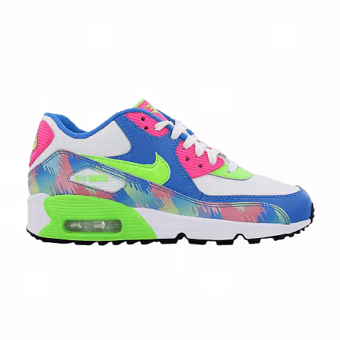 Nike Air Max 90 Print Mesh GS 'Neon 90s'