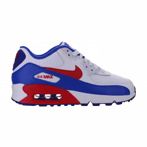 Nike Air Max 90 LTR GS 'White Blue Red'