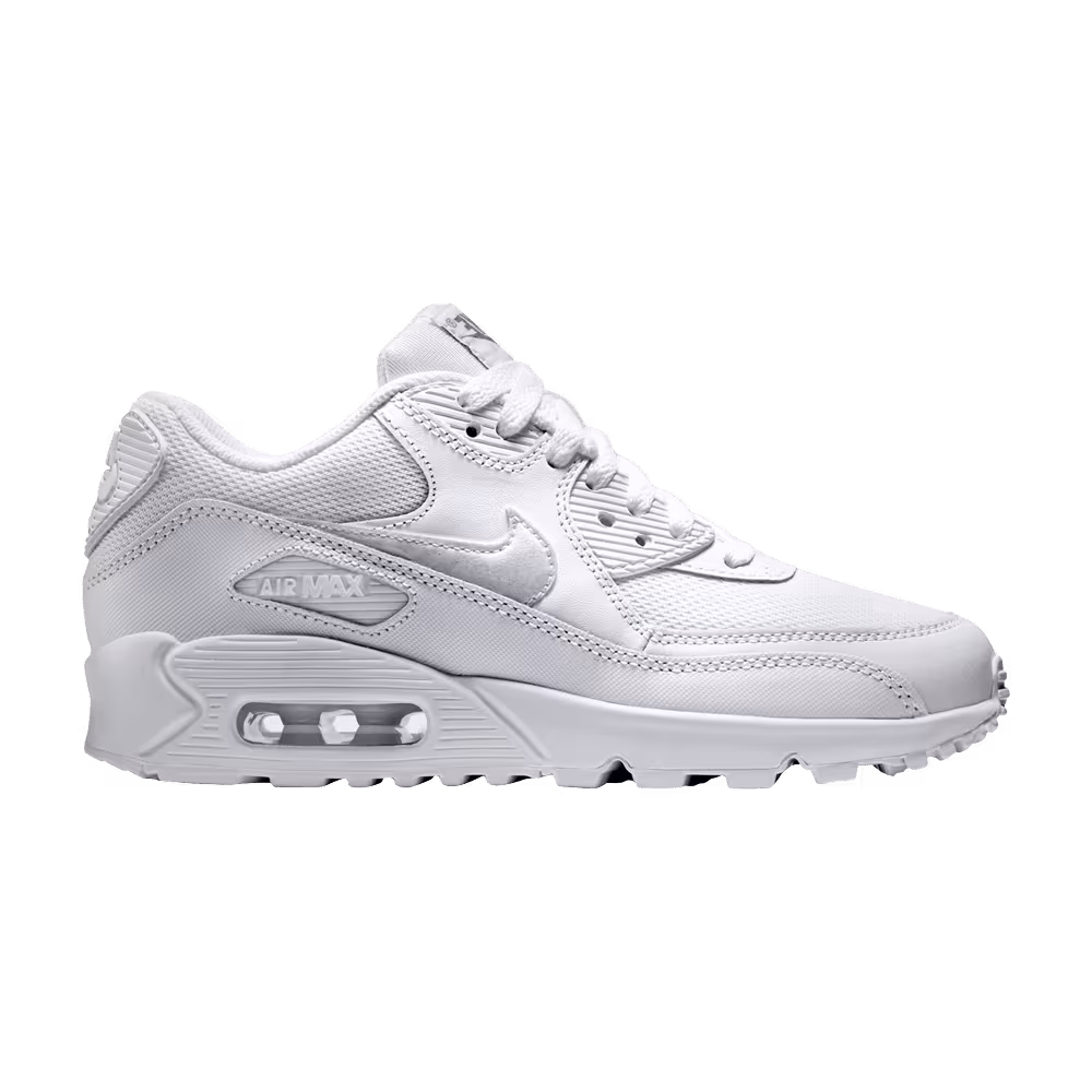 Nike Air Max 90 Mesh GS White Cool Grey
