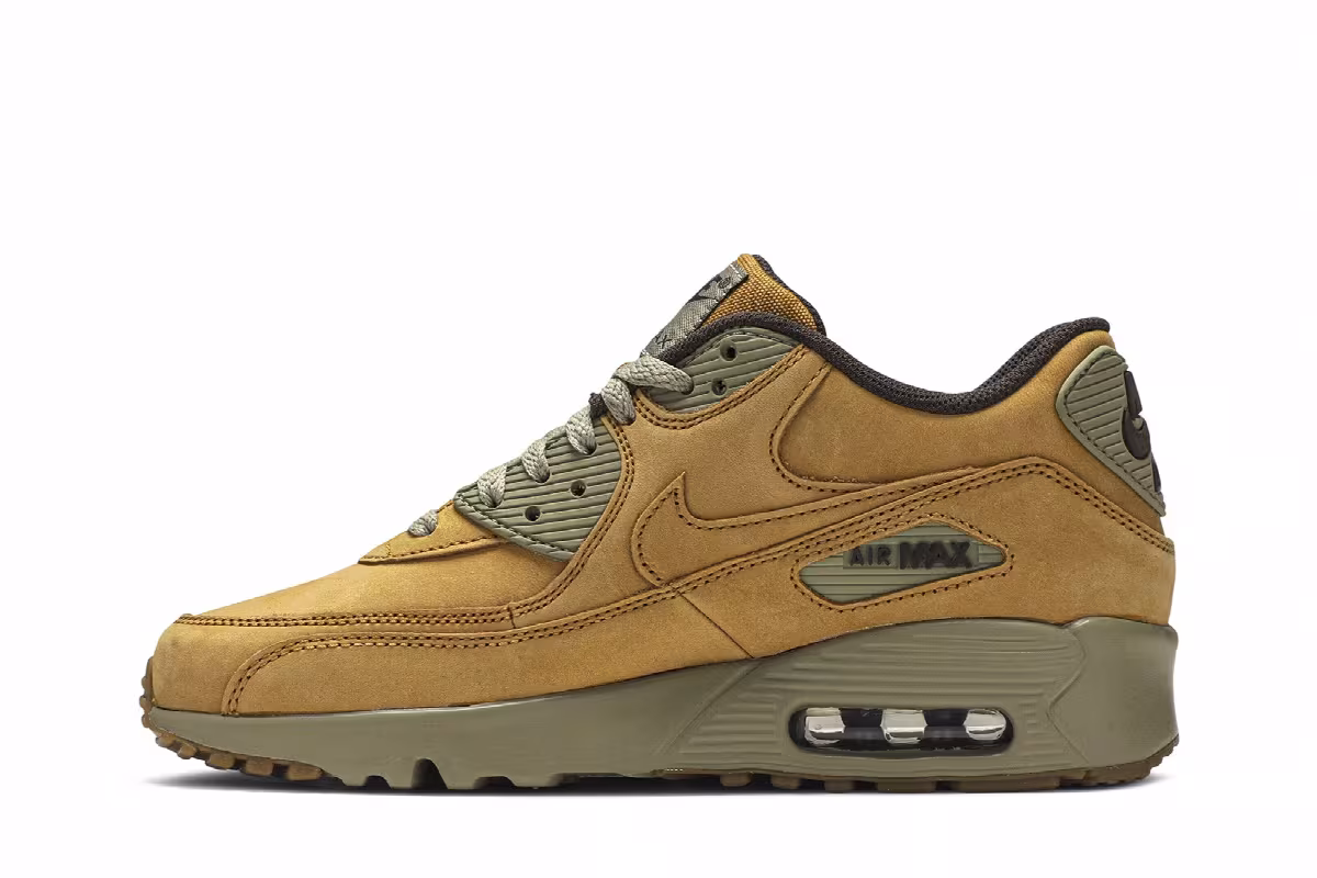Nike Air Max 90 Winter Premium GS Flax, view 4