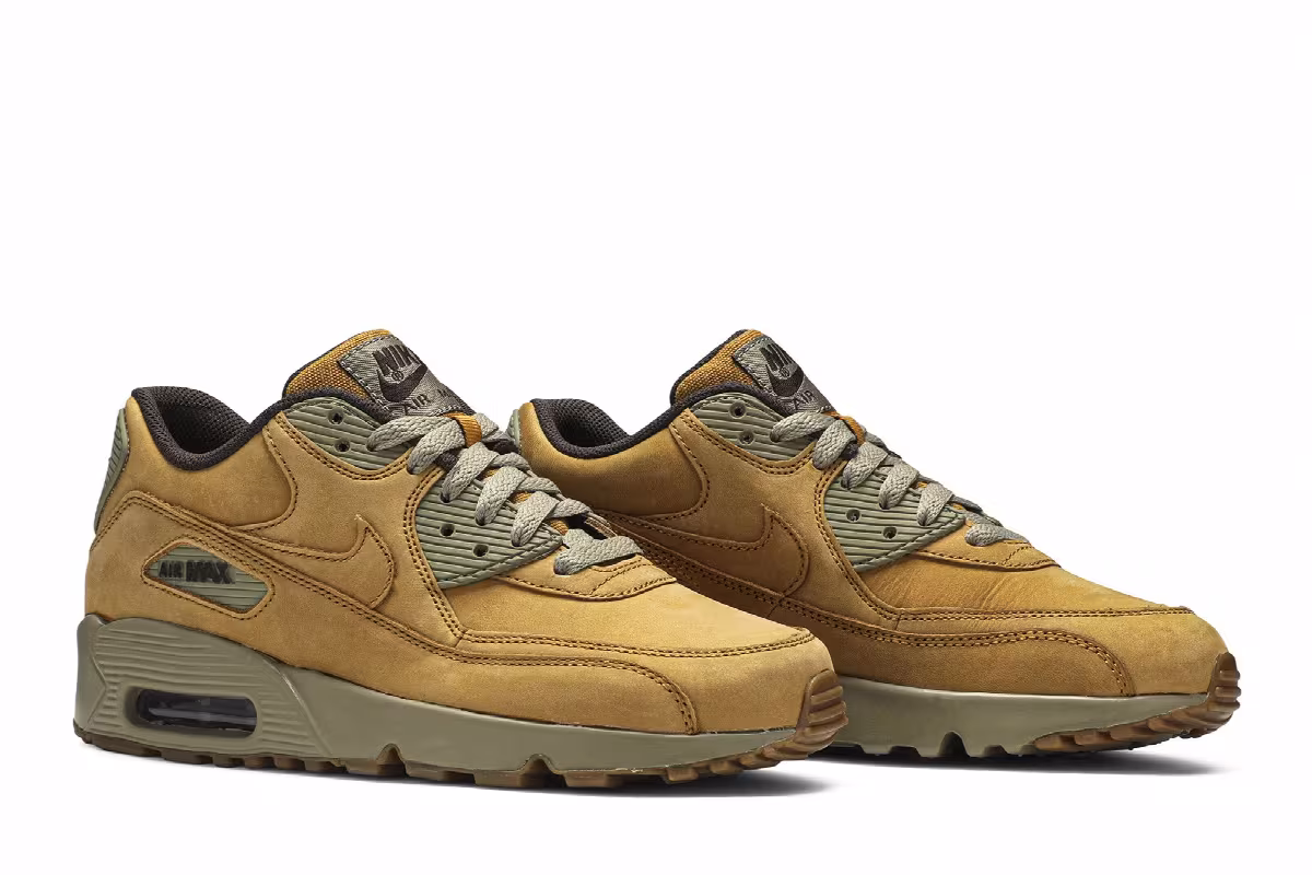 Nike Air Max 90 Winter Premium GS Flax, view 9