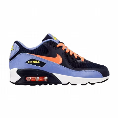 Nike Air Max 90 Mesh GS 'Obsidian Bright Mango'