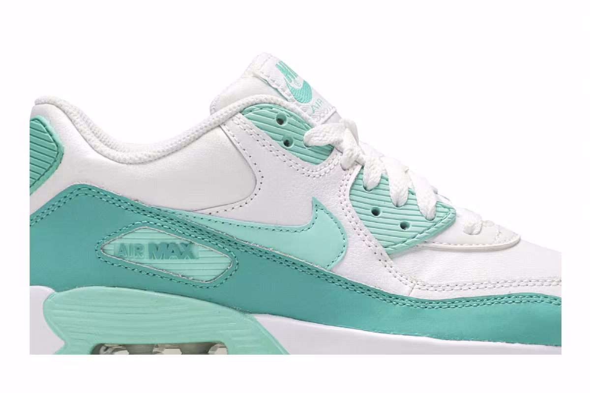 Nike Air Max 90 Leather GS Hyper Turquoise, view 3