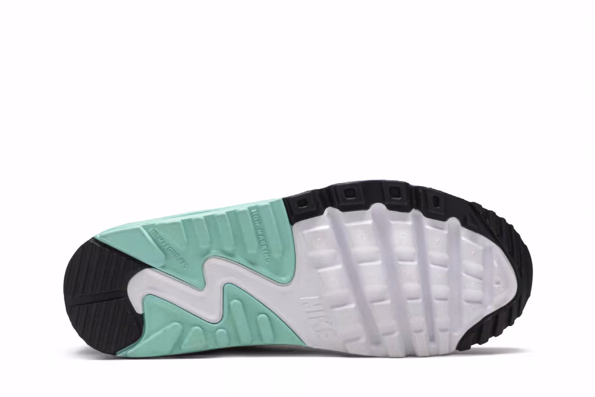 Nike Air Max 90 Leather GS Hyper Turquoise, view 5