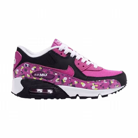 Nike Air Max 90 Premium Mesh GS 'Fuchsia Flash Polka Dots'