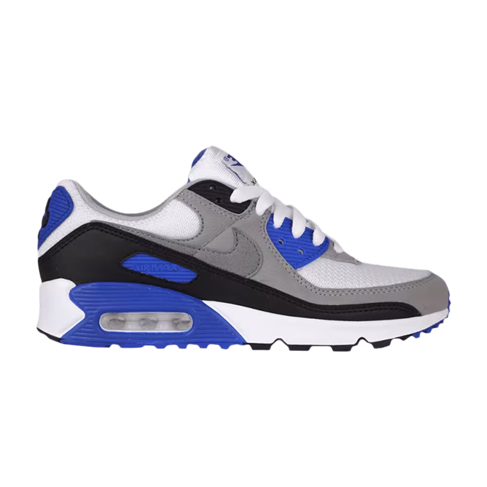 Nike Air Max 90 GS Stadium Grey Hyper Blue