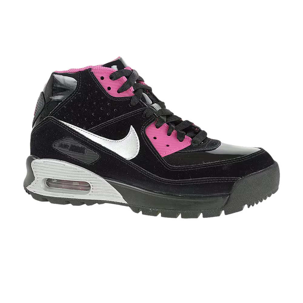 Nike Air Max 90 Boot GS Black Pinkfire