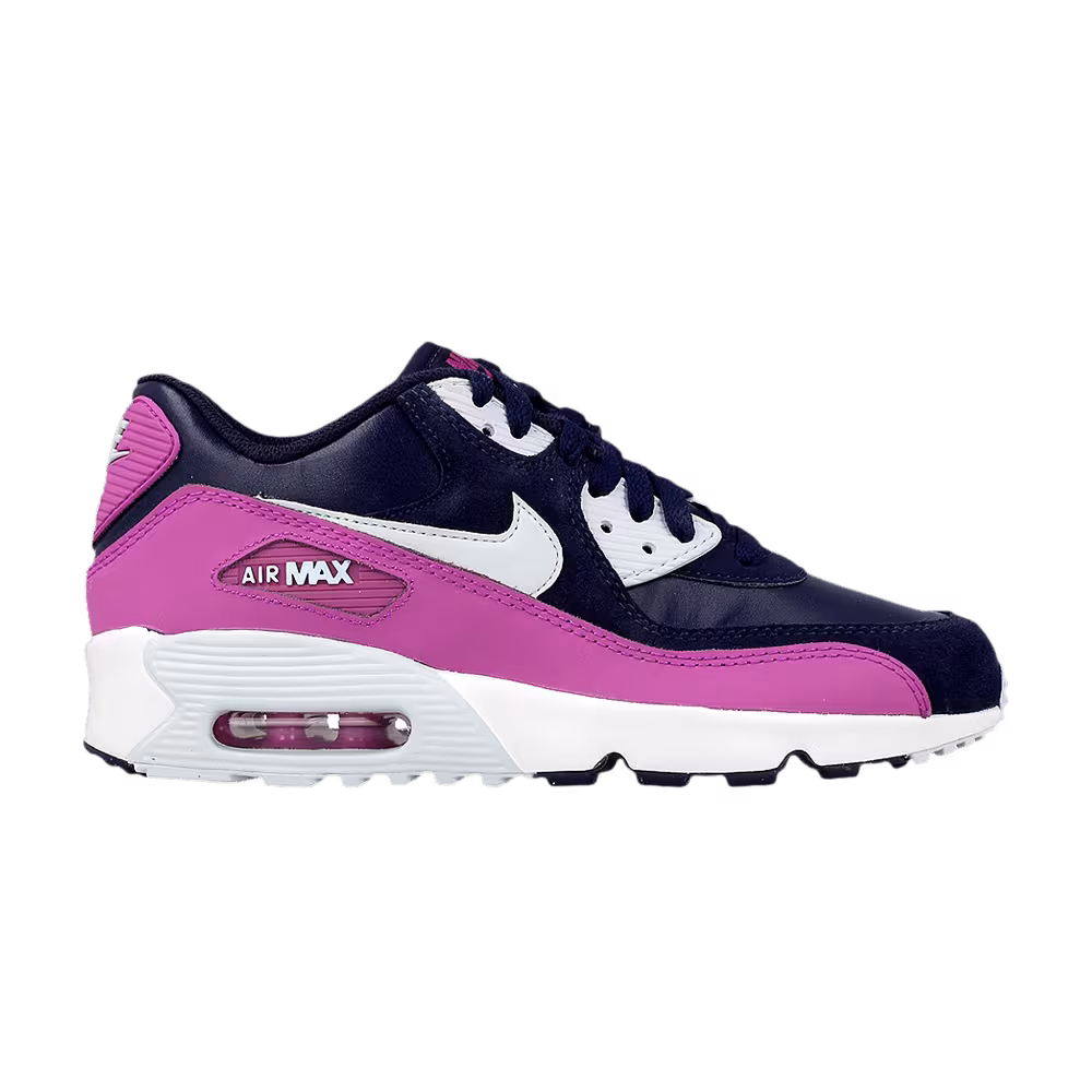 Nike Air Max 90 Leather GS Midnight Navy