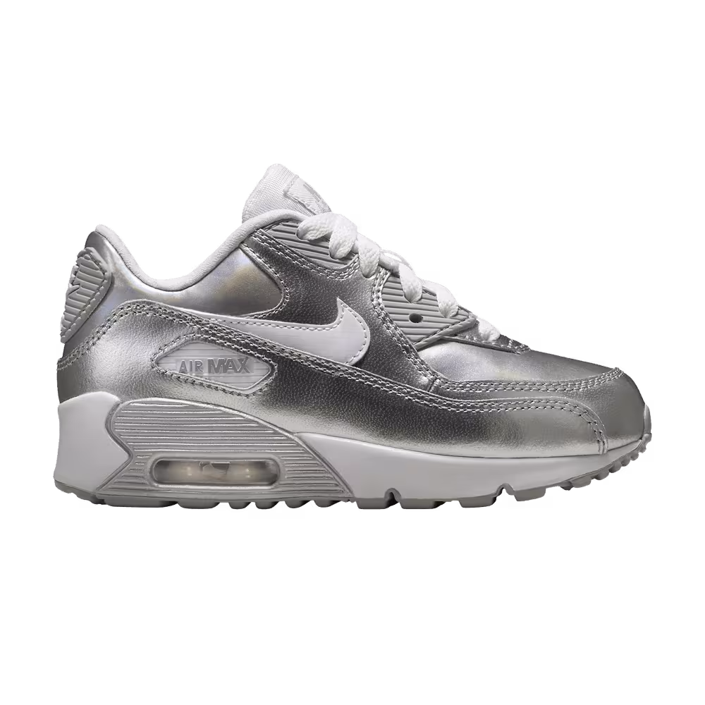 Nike Air Max 90 Premium Leather PS Metallic Silver