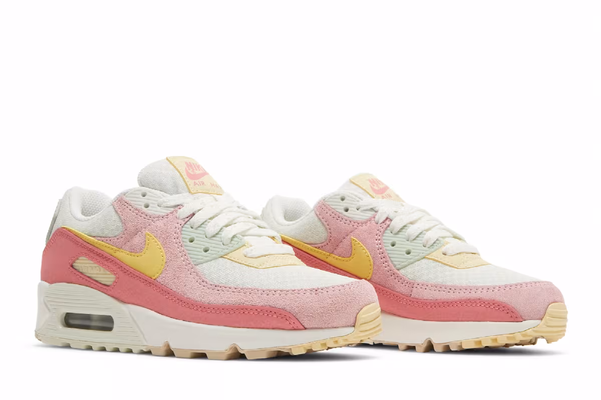 Nike Women's Air Max 90 Pink Salt Sea Glass, view 9