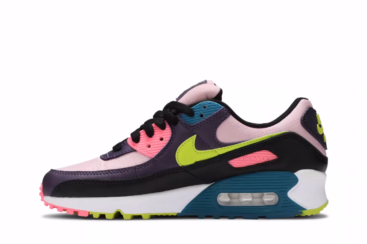 Nike Women's Air Max 90 Dark Raisin Cyber, view 4