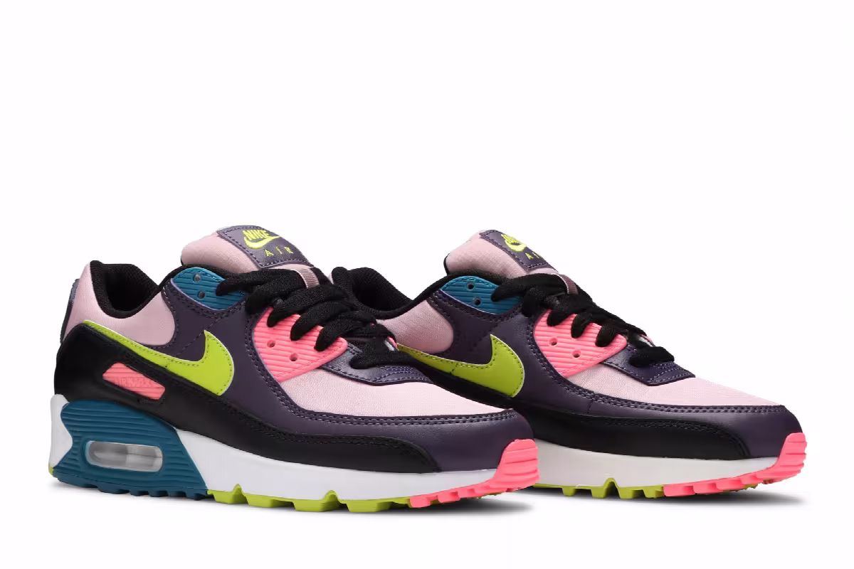 Nike Women's Air Max 90 Dark Raisin Cyber, view 9