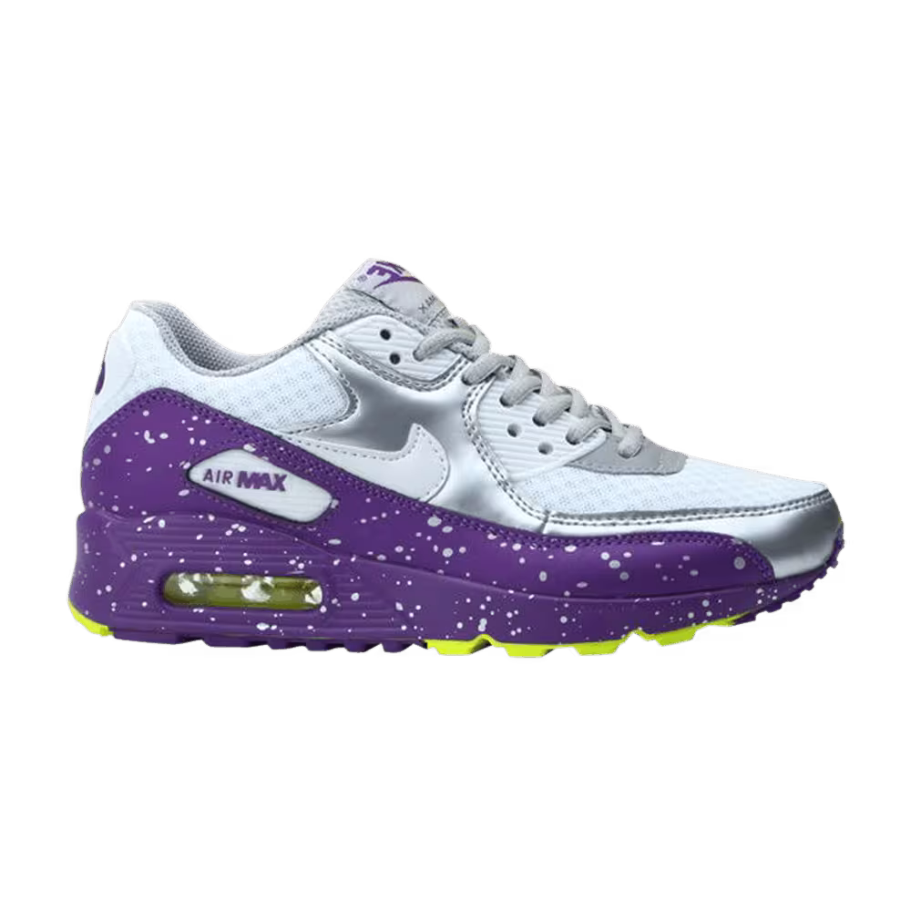 Nike Women's Air Max 90 Grey Bright Grape