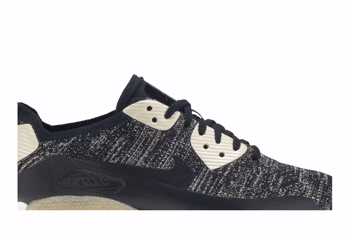 Nike Women's Air Max 90 Ultra Flyknit Metallic Gold, view 3