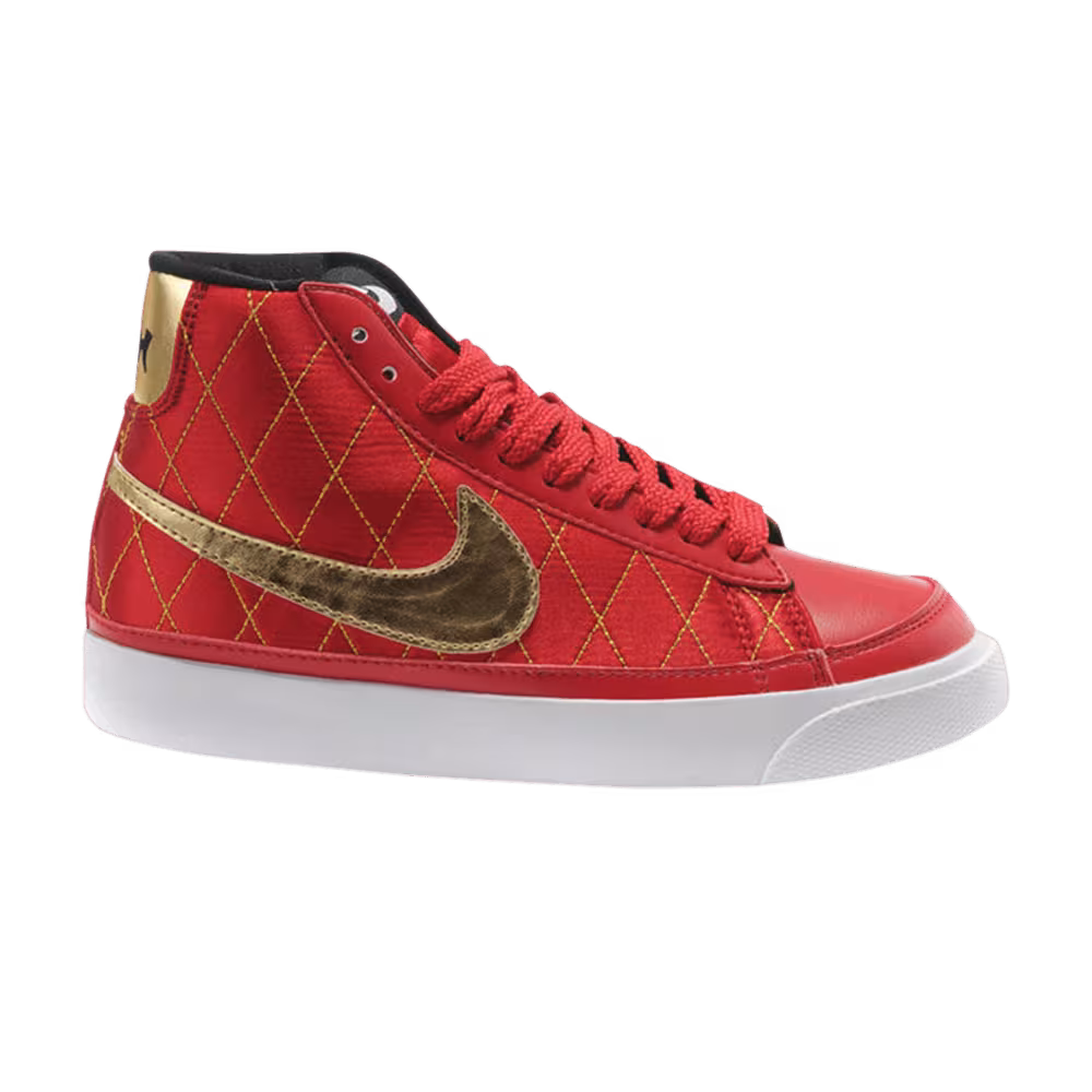 Nike Blazer Mid Red Metallic Gold