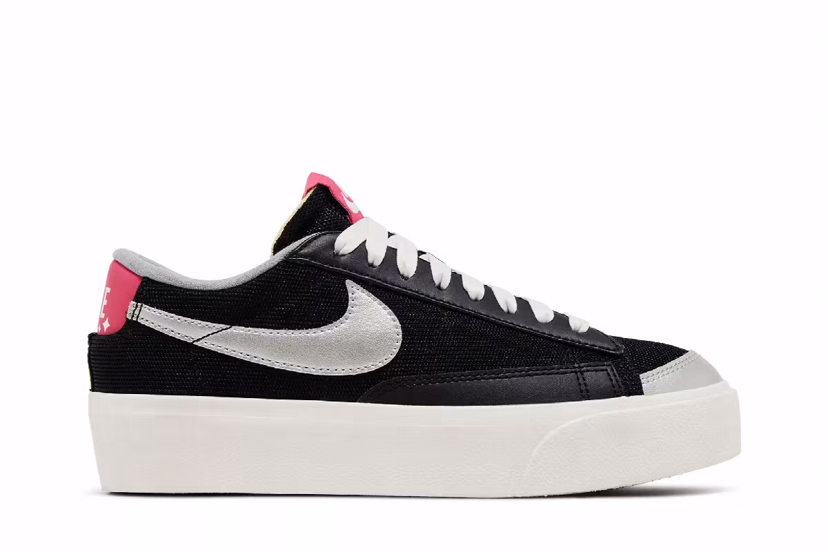 Nike Women's Blazer Low Platform Black Gypsy Rose, view 2