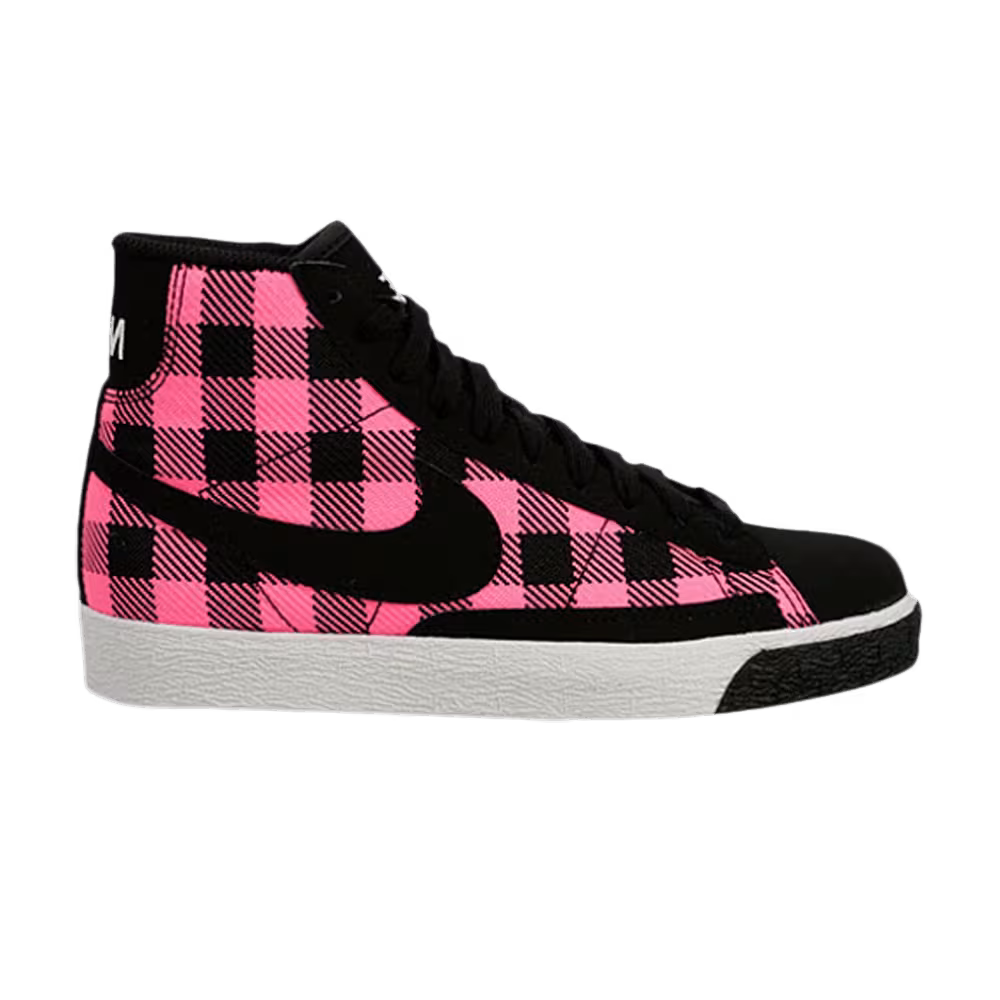 Nike Blazer Mid GS Pink Flash Checkboard