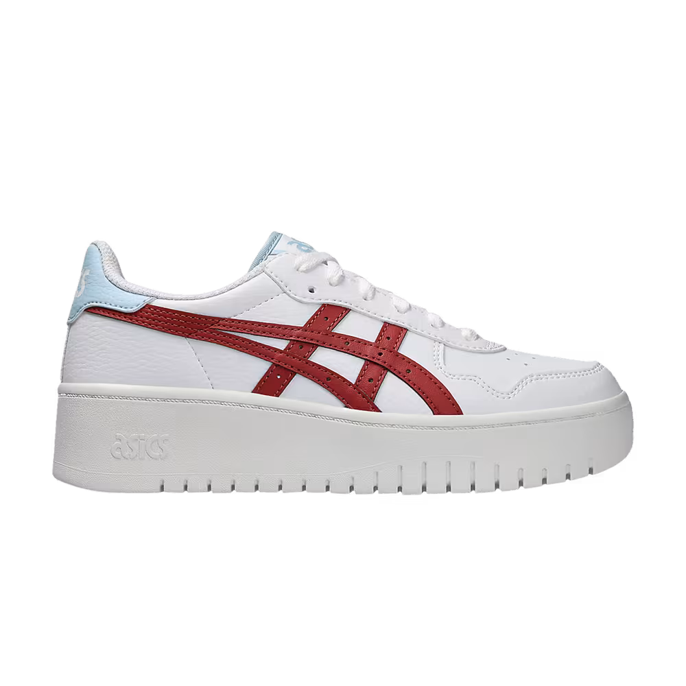 Asics Women's Japan S PF White Burnt Red