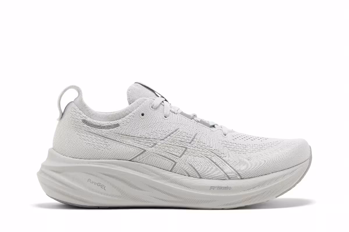ASICS Gel Nimbus 26 Concrete Pure Silver, view 2