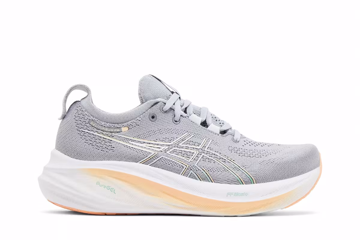 ASICS Women's Gel Nimbus 26 Sheet Rock Pale Mint, view 2