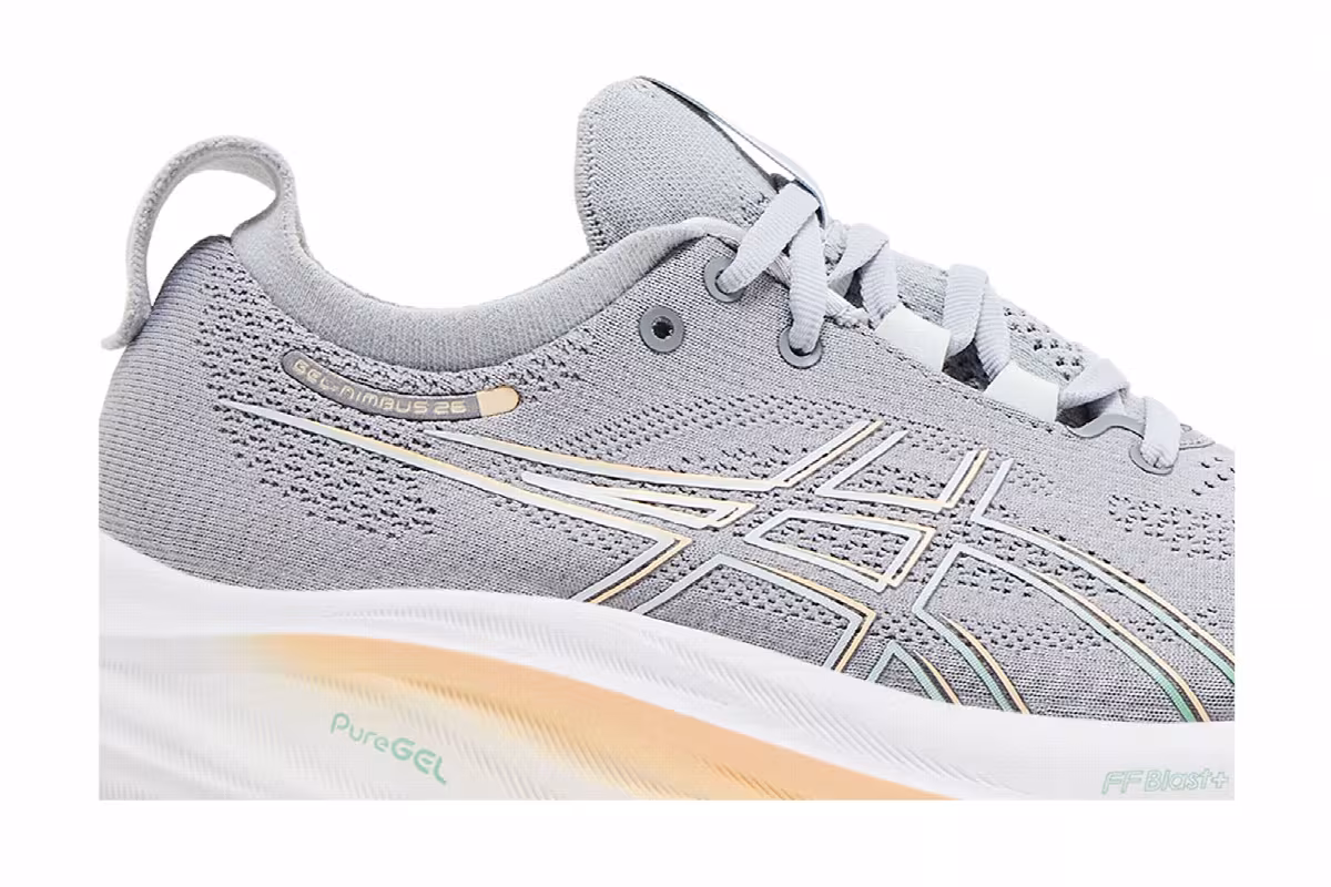 ASICS Women's Gel Nimbus 26 Sheet Rock Pale Mint, view 3