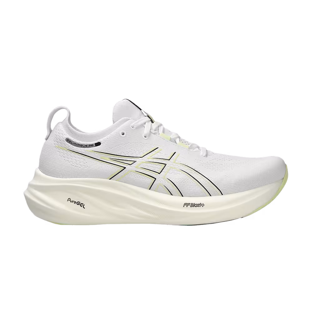 ASICS Gel Nimbus 26 Wide White Birch