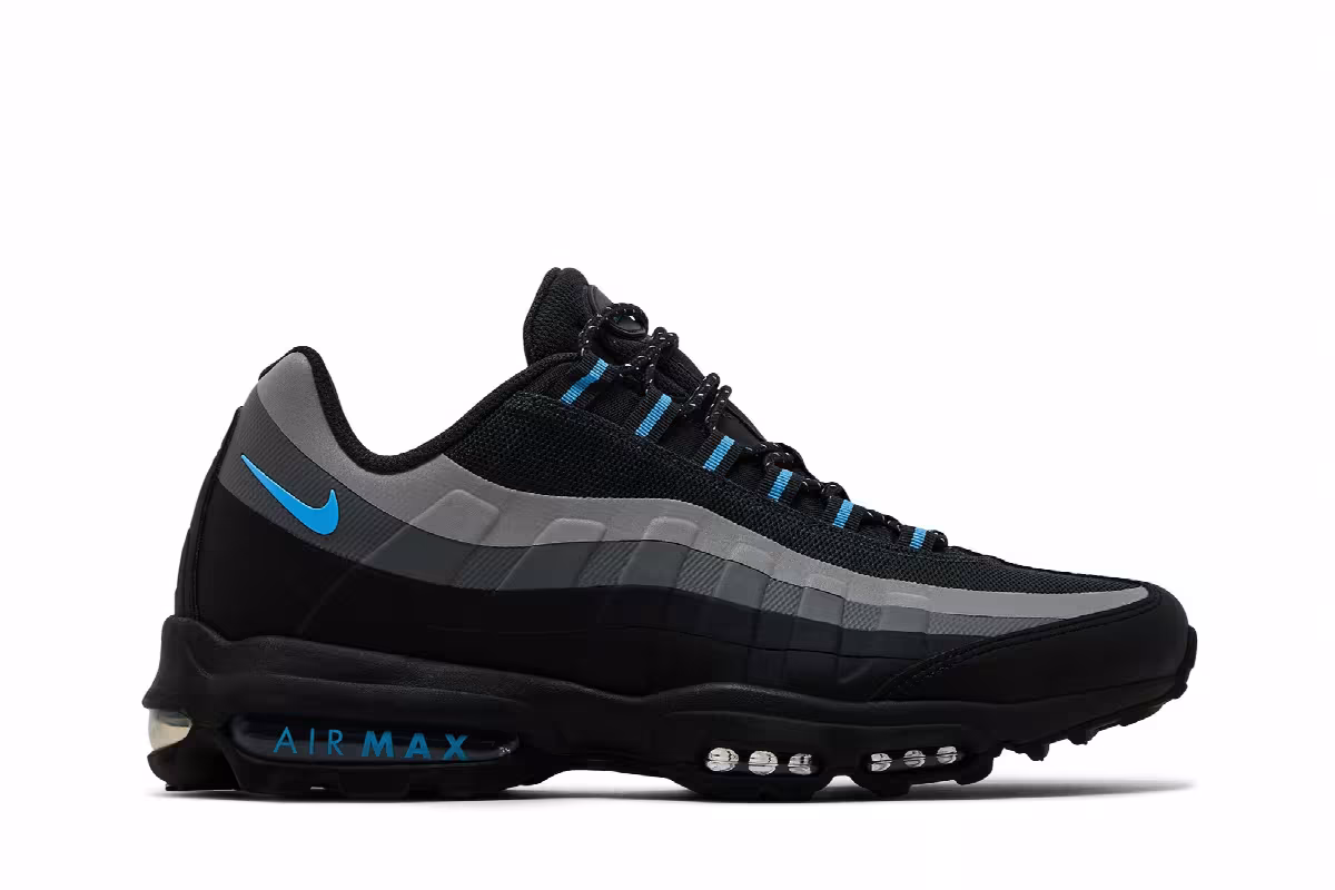 Nike Air Max 95 Ultra Black University Blue, view 2