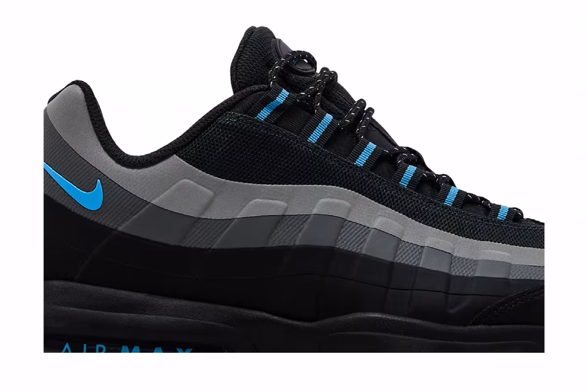 Nike Air Max 95 Ultra Black University Blue, view 3