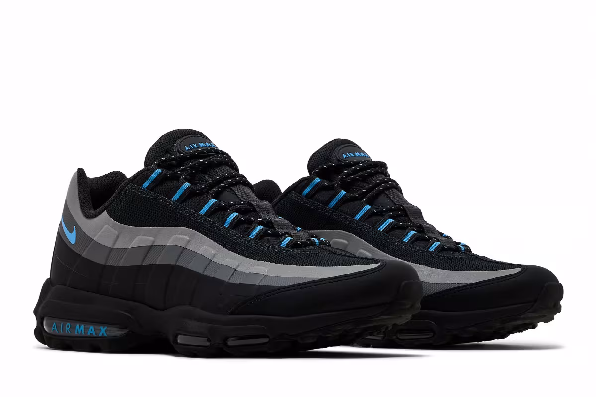 Nike Air Max 95 Ultra Black University Blue, view 9