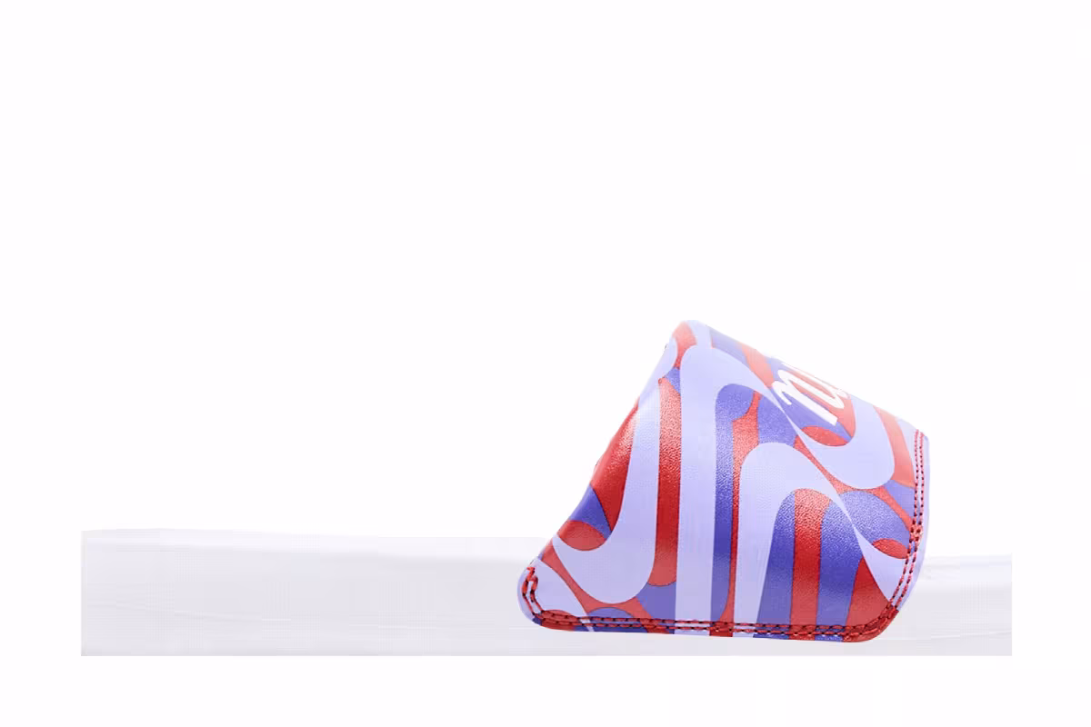 Nike Women's Victori One Slide Cinnabar Lapis Swirl, view 3
