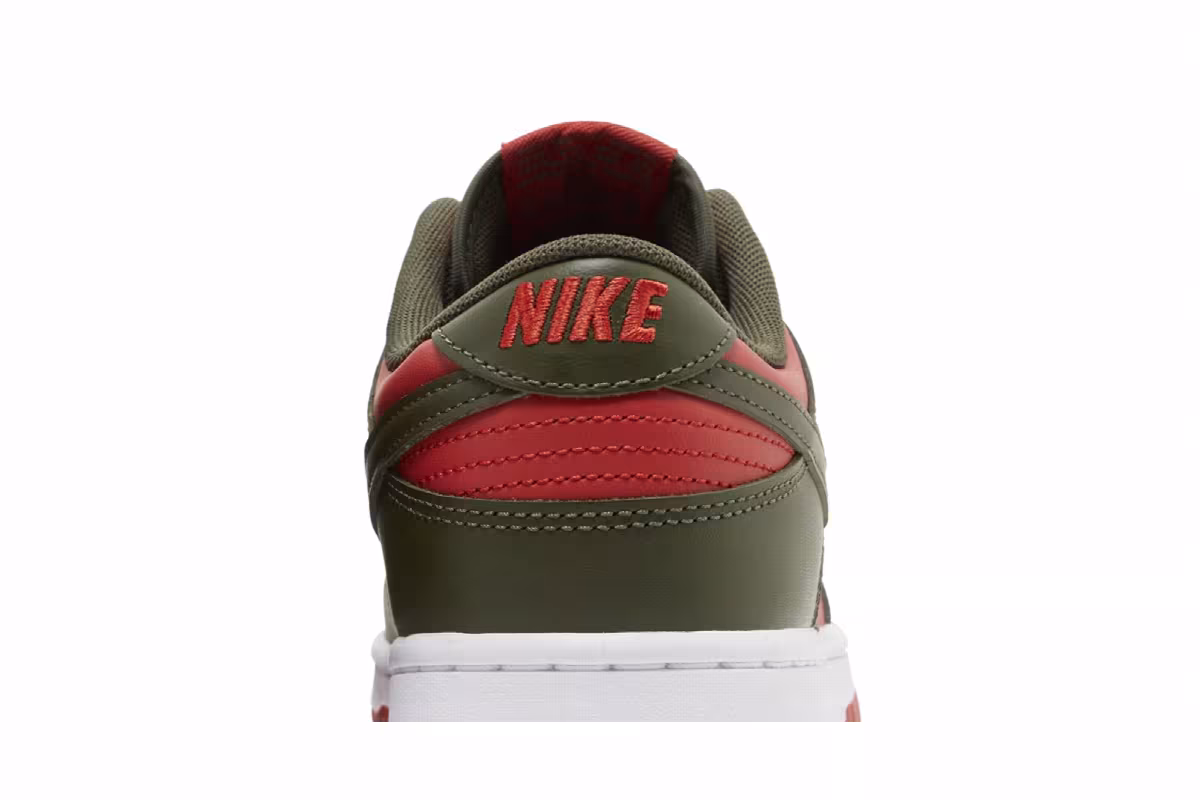 Nike Dunk Low Cargo Khaki Mystic Red, view 8