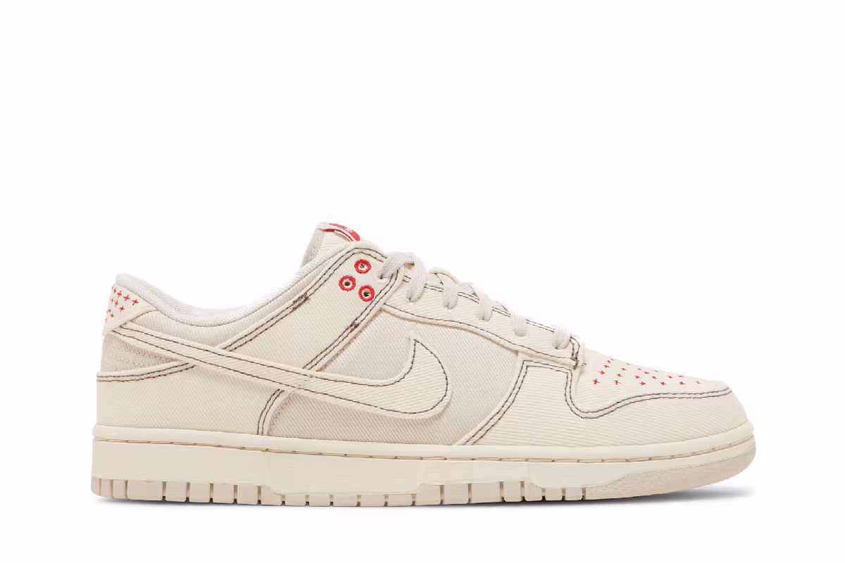 Nike Dunk Low SE Sashiko - Light Orewood Brown, view 2