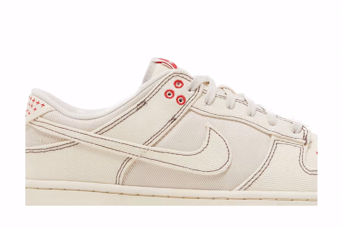 Nike Dunk Low SE Sashiko - Light Orewood Brown, view 3