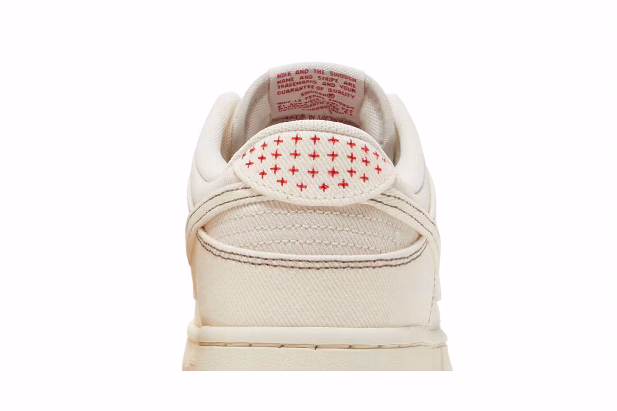 Nike Dunk Low SE Sashiko - Light Orewood Brown, view 8