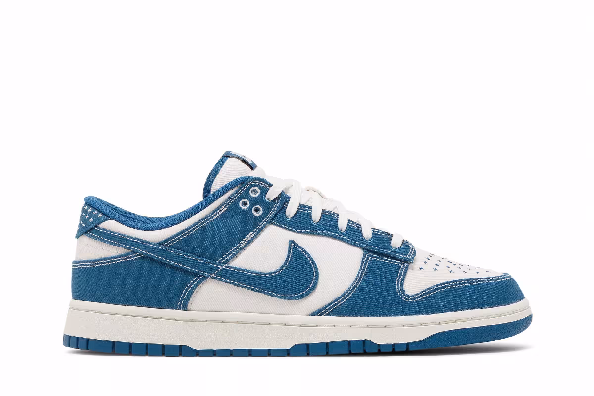 Nike Dunk Low SE Sashiko - Industrial Blue, view 2