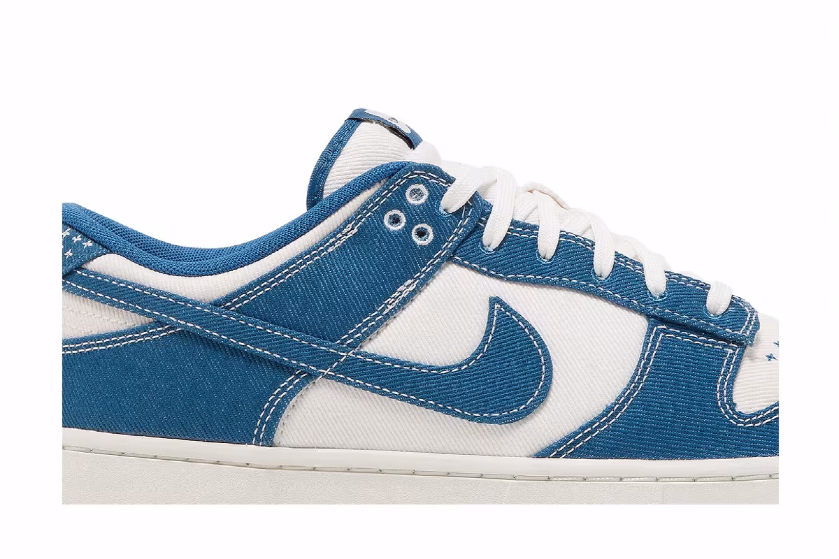 Nike Dunk Low SE Sashiko - Industrial Blue, view 3
