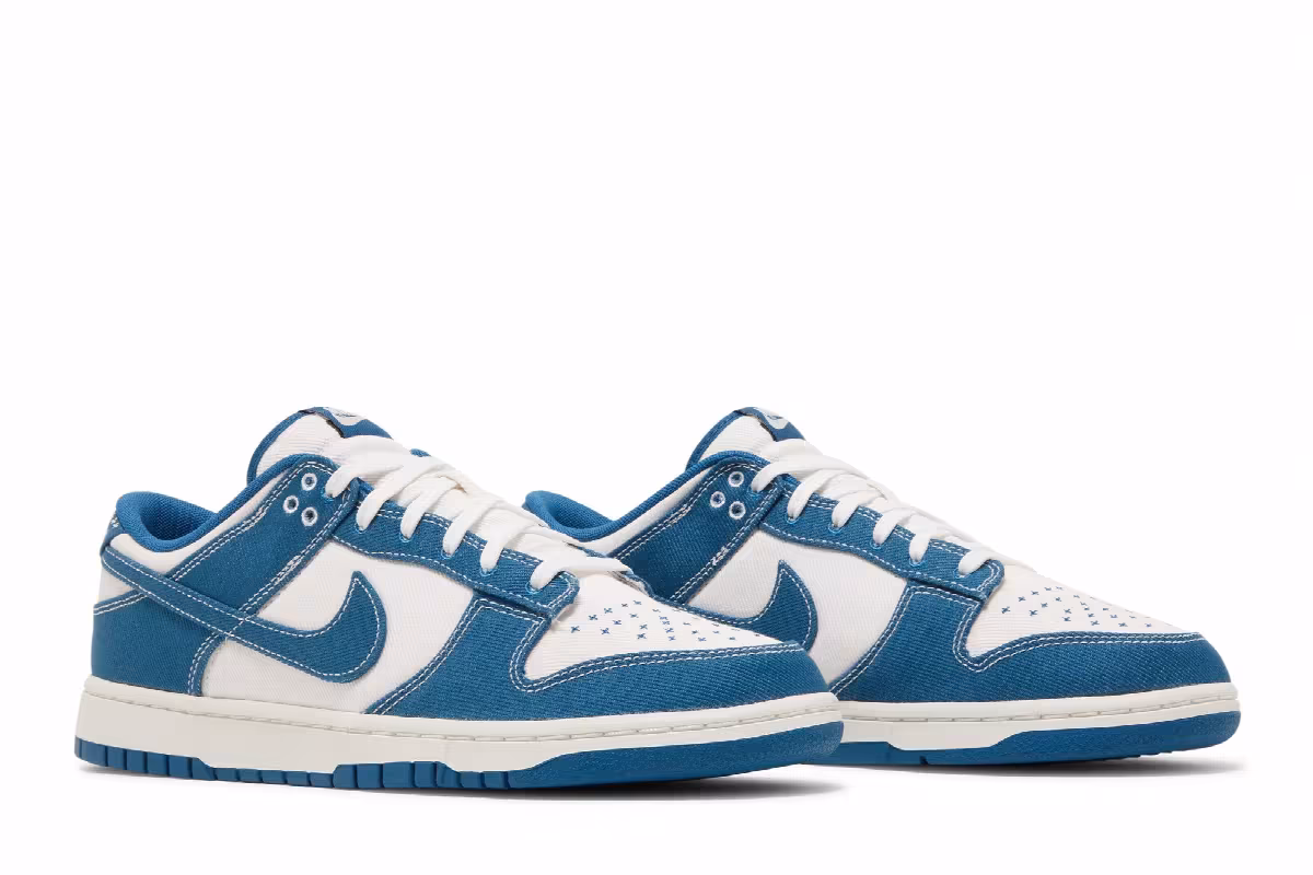 Nike Dunk Low SE Sashiko - Industrial Blue, view 9