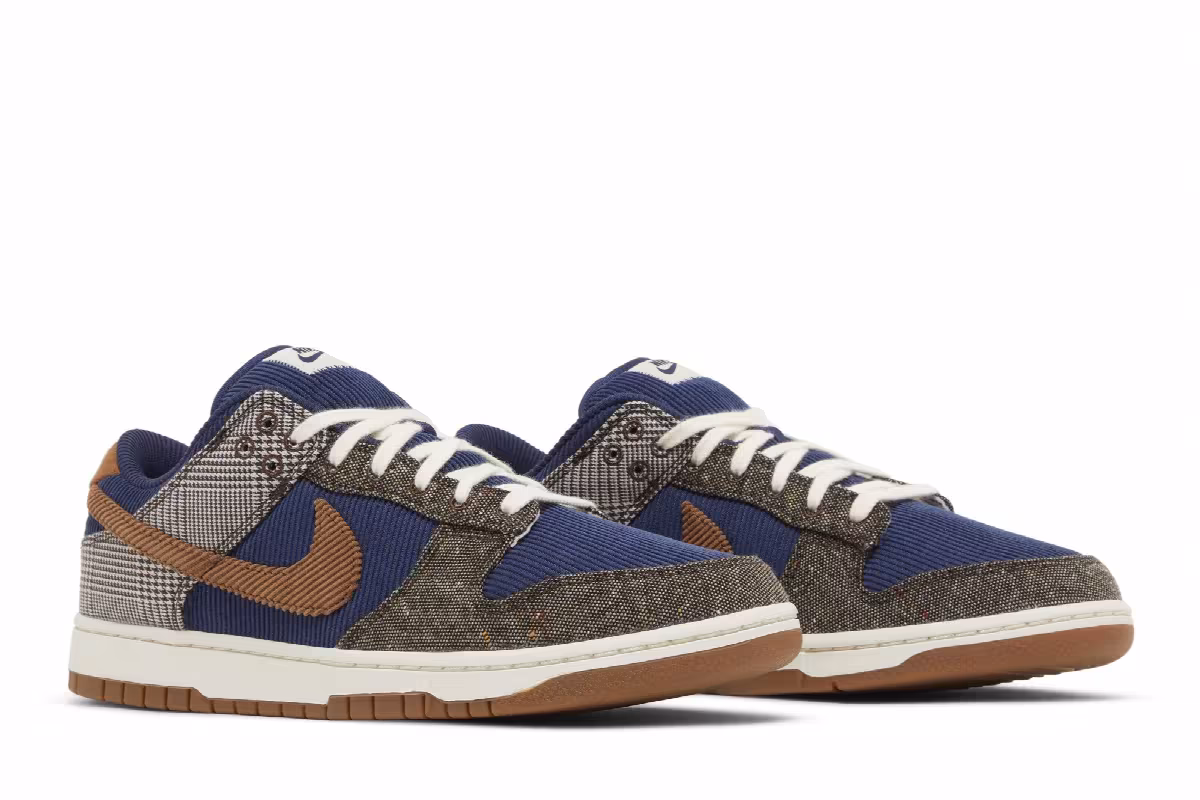 Nike Dunk Low Tweed Corduroy, view 9