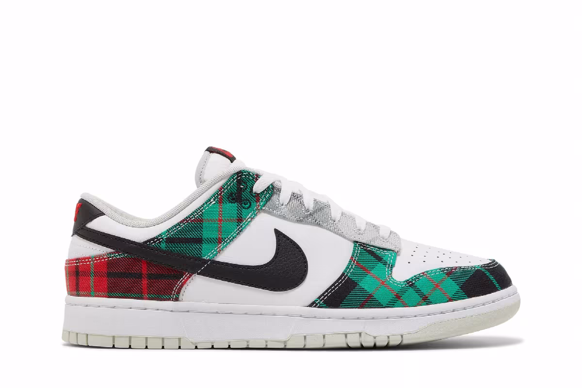 Nike Dunk Low Premium Tartan Plaid, view 2