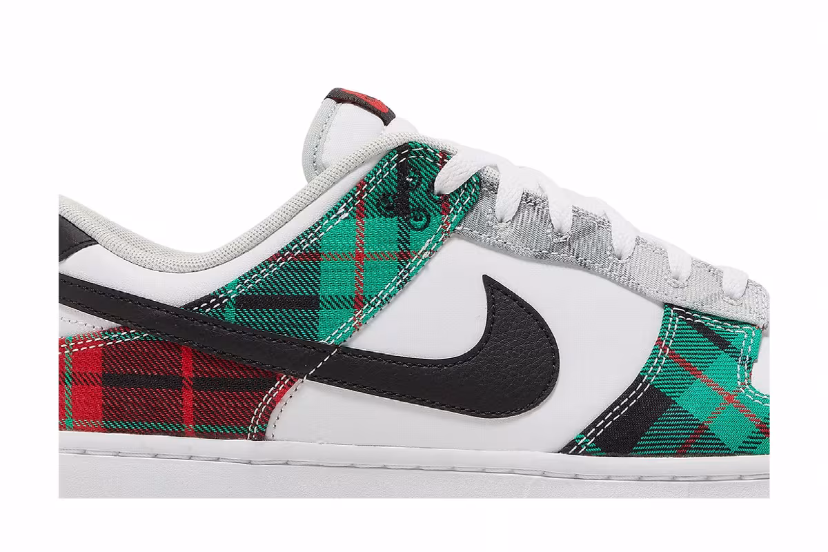 Nike Dunk Low Premium Tartan Plaid, view 3