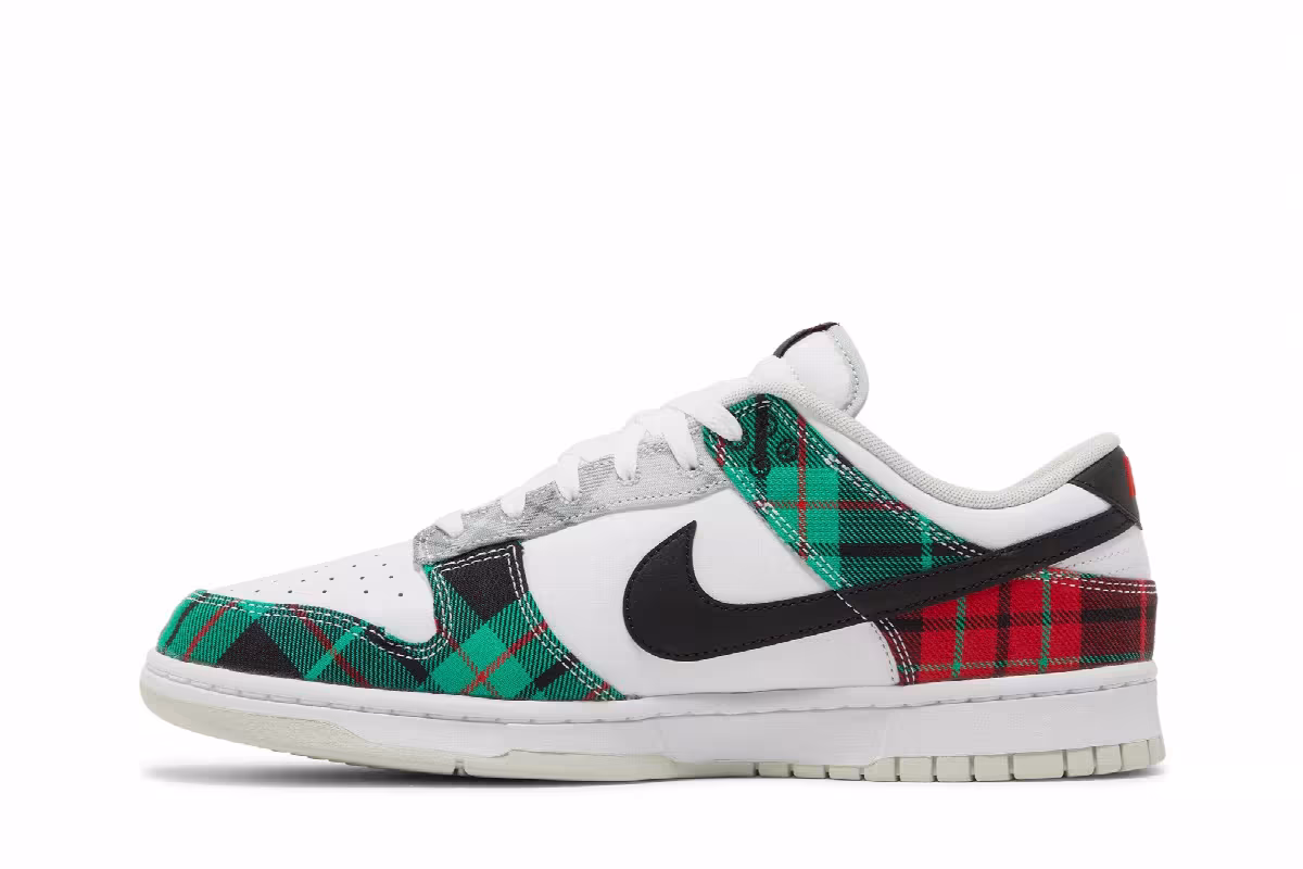Nike Dunk Low Premium Tartan Plaid, view 4