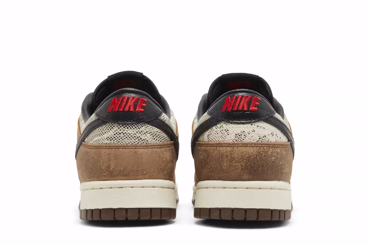 Nike Dunk Low Premium CO.JP Brown Snakeskin, view 7