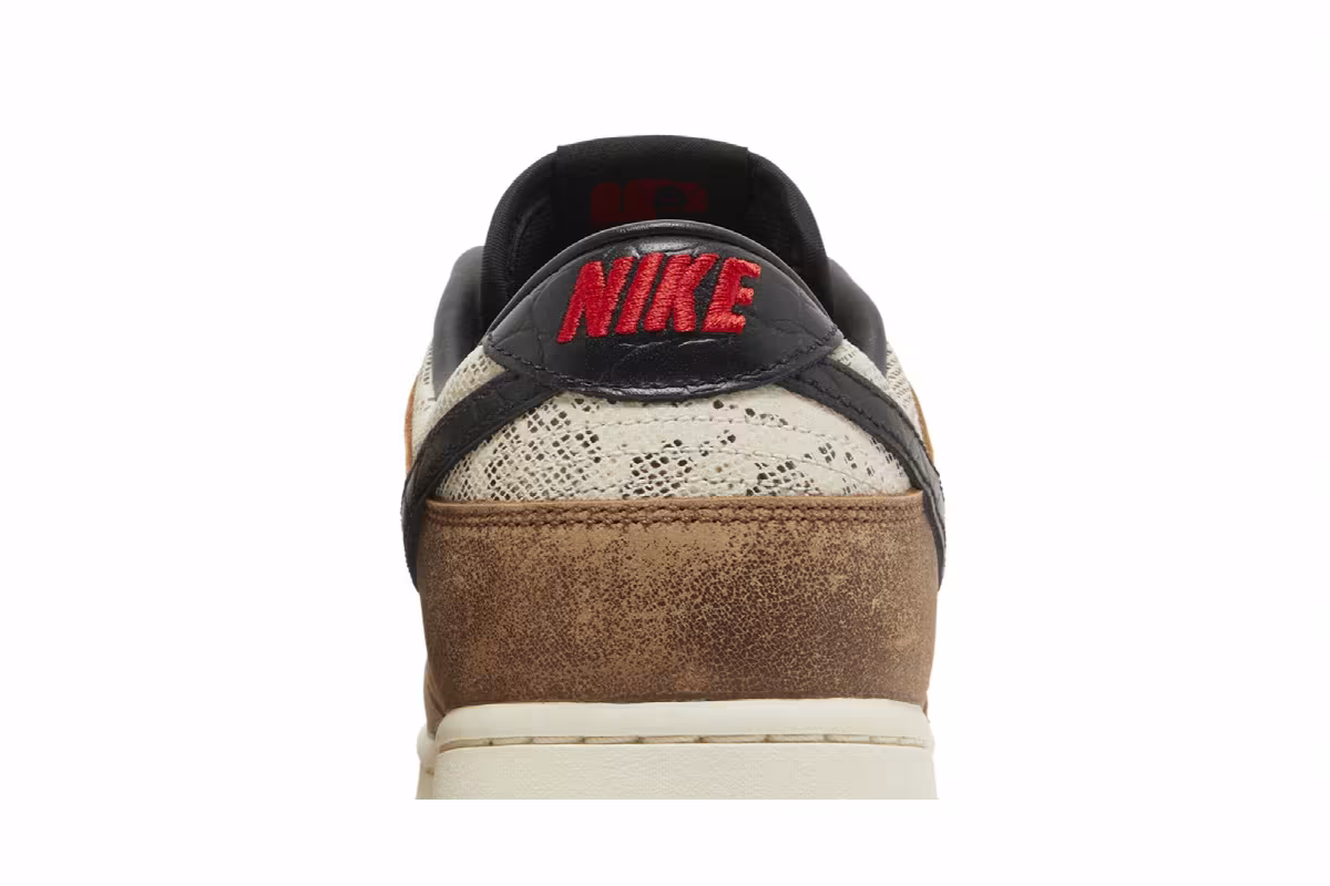 Nike Dunk Low Premium CO.JP Brown Snakeskin, view 8