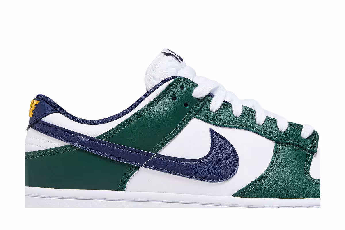 Nike Men's Dunk Low Fir Midnight Navy, view 3