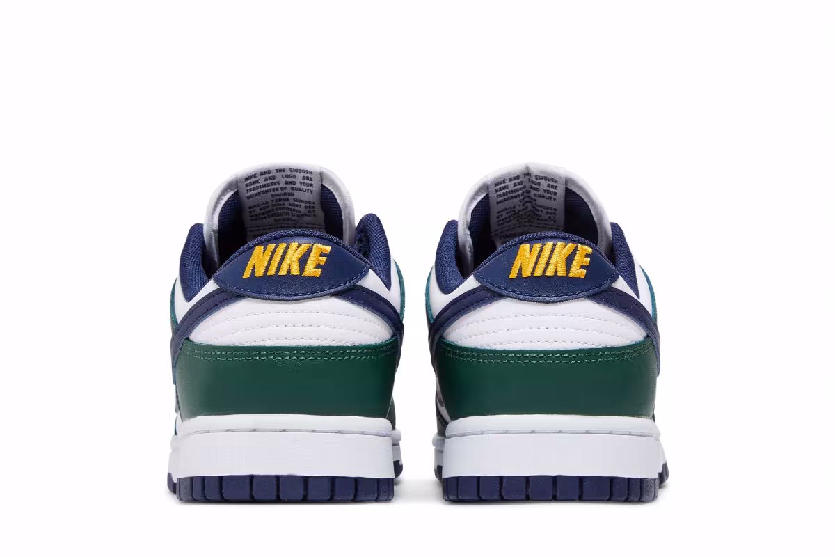 Nike Men's Dunk Low Fir Midnight Navy, view 7