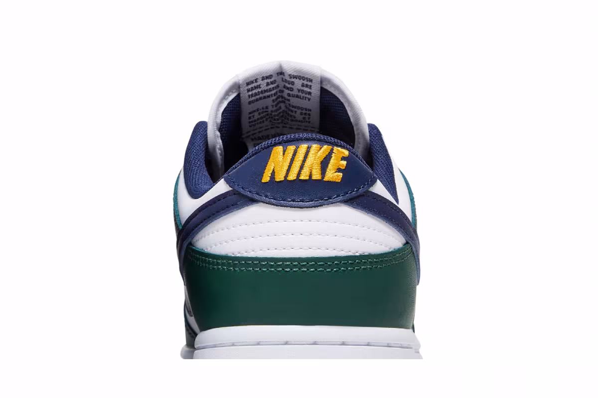 Nike Men's Dunk Low Fir Midnight Navy, view 8