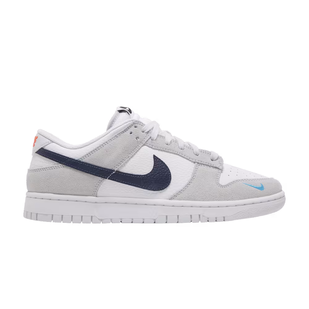 Nike Dunk Low Mini Swoosh - Football Grey Midnight Navy