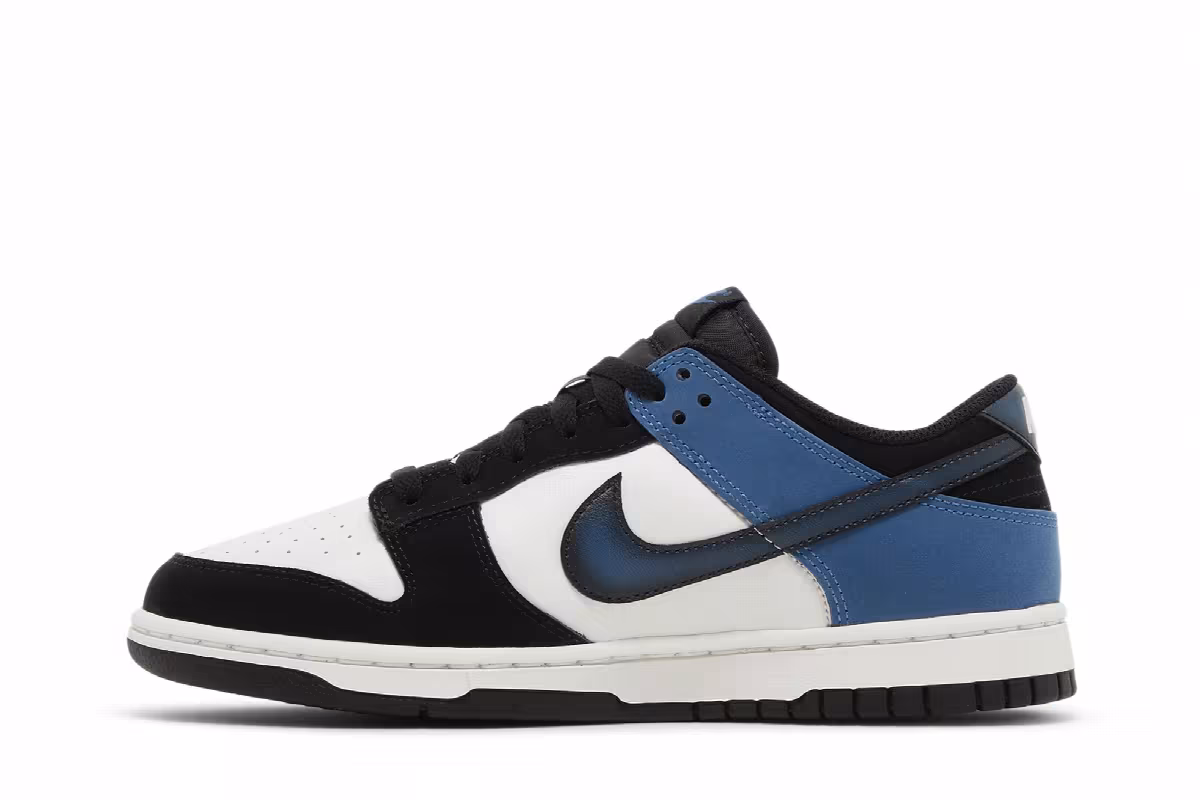 Nike Dunk Low Airbrush - Industrial Blue, view 4